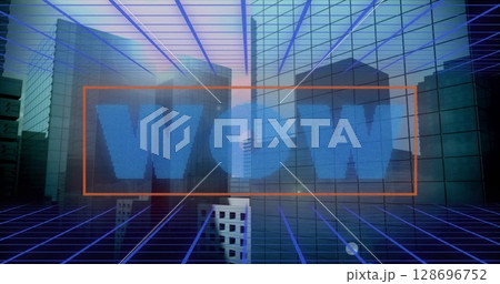 Image of wow text over cityscape Image of wow text over cityscape 128696752