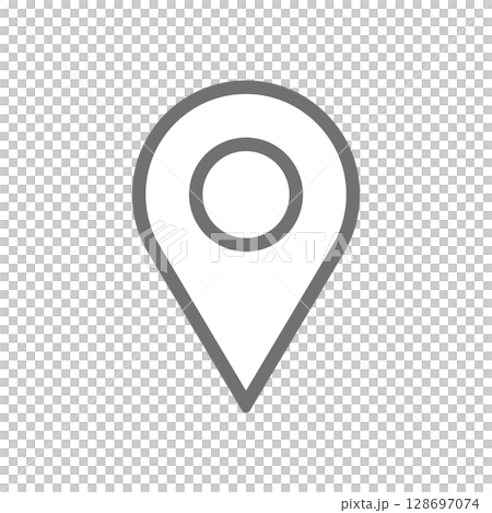 シンプルな地図アイコンのベクター素材_02 シンプルな地図アイコンのベクター素材_02 128697074