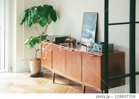 ビンテージサイドボード 128697356