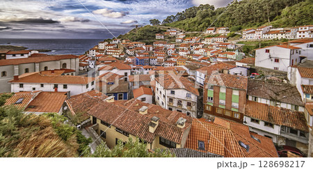 Cudillero Fishing Village, Spain 128698217