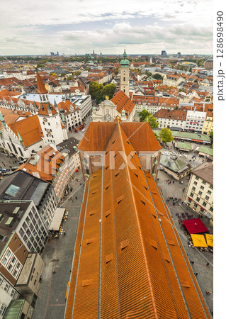 Panoramic View from St. Peter s Church, Munich Panoramic View from St. Peter s Church, Munich 128698490