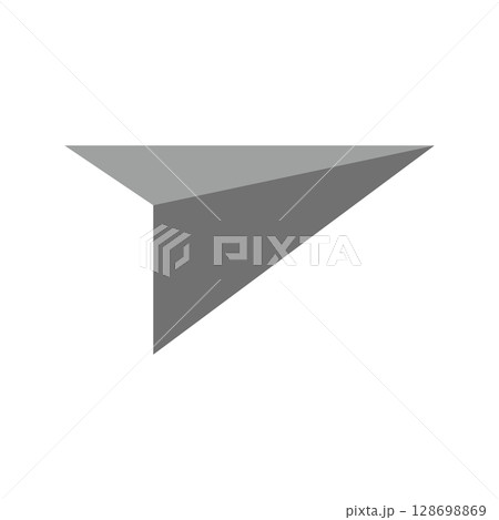 紙飛行機のベクターアイコン_01 128698869