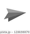 紙飛行機のベクターアイコン_02 128698870
