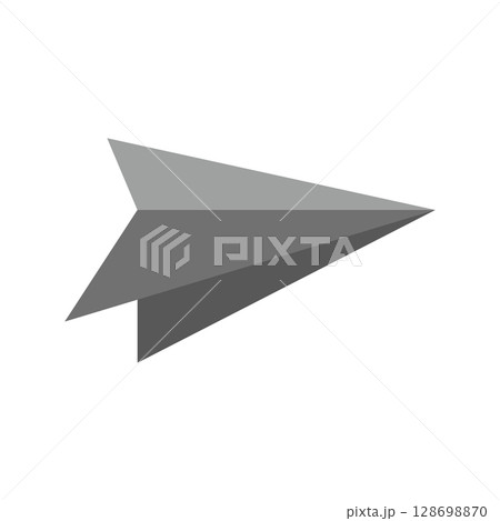 紙飛行機のベクターアイコン_02 128698870