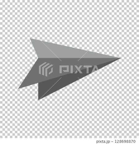 紙飛行機のベクターアイコン_02 128698870