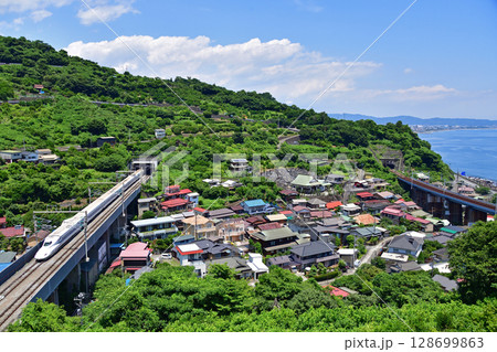 東海道新幹線 小田原-熱海 JR東海 JR西日本 N700A系 のぞみ ひかり こだま 東海道新幹線 小田原-熱海 JR東海 JR西日本 N700A系 のぞみ ひかり こだま 128699863