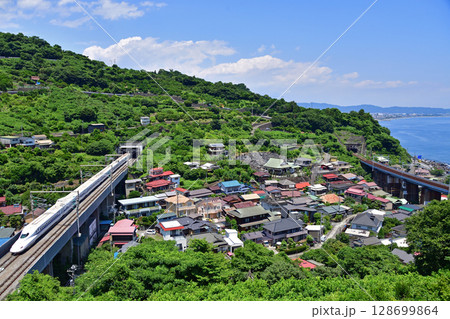 東海道新幹線 小田原-熱海 JR東海 JR西日本 N700A系 のぞみ ひかり こだま 東海道新幹線 小田原-熱海 JR東海 JR西日本 N700A系 のぞみ ひかり こだま 128699864