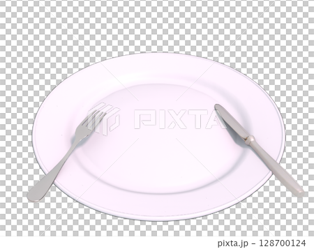 Table manners for showing you are eating with the fork and knife used in restaurants and eateries 128700124