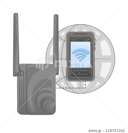 Illustration of Router Illustration of Router 128701162