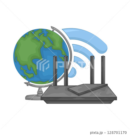 Illustration of Router Illustration of Router 128701170