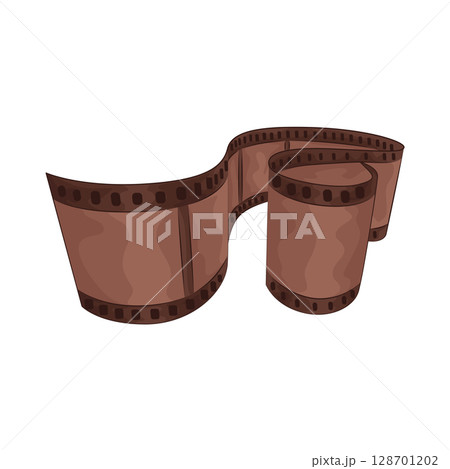 Illustration of Film Strip Illustration of Film Strip 128701202