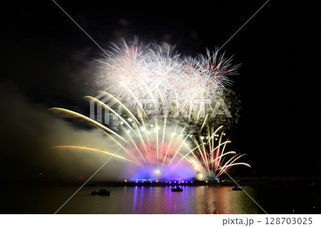 豊橋祇園祭 打上花火 豊橋祇園祭 打上花火 128703025