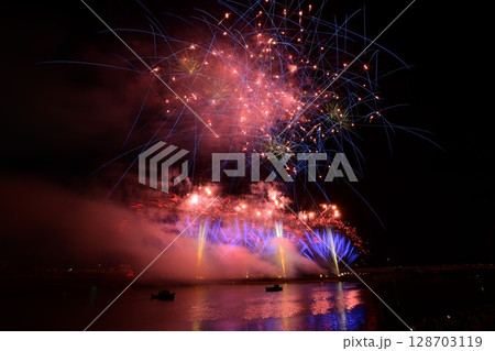 豊橋祇園祭 打上花火 128703119