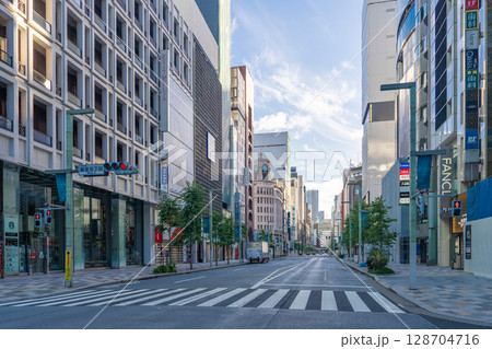 銀座の風景 銀座の風景 128704716