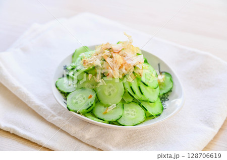 夏野菜 胡瓜のスライス 夏野菜 胡瓜のスライス 128706619