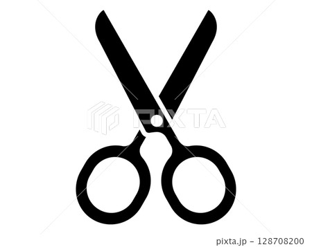 ハサミのアイコン モノトーン ハサミのアイコン モノトーン 128708200