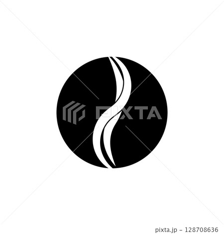 Smoke steam icon logo illustration isolated on white background Aroma vaporize icons. Smells vector line icon hot aroma stink or cooking steam symbols smelling or vapor 128708636