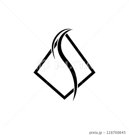 Smoke steam icon logo illustration isolated on white background Aroma vaporize icons. Smells vector line icon hot aroma stink or cooking steam symbols smelling or vapor 128708645