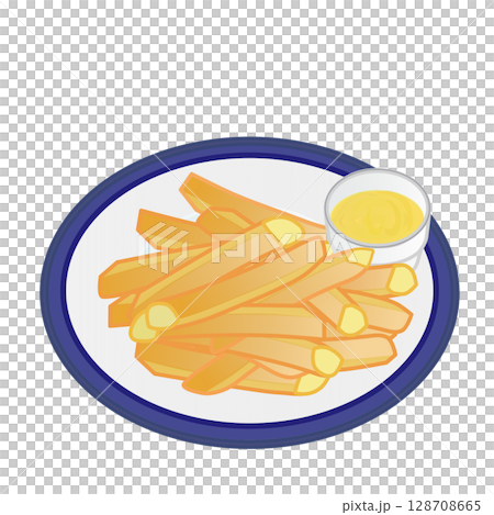 フレンチフライのイラスト 128708665