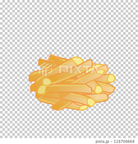French fries illustration French fries illustration 128708668