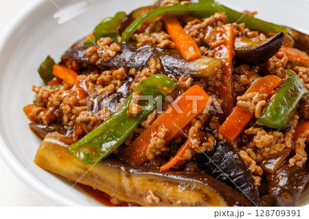 麻婆茄子 128709391