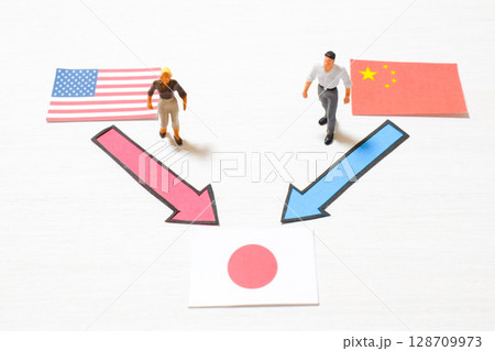 外国から日本へ来るイメージ インバウンド、訪日のイメージ 外国から日本へ来るイメージ インバウンド、訪日のイメージ 128709973