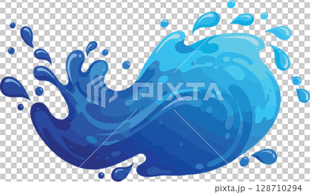 splash of colored paint 128710294