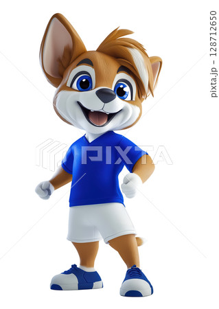 A mascot dog hound A mascot dog hound 128712650