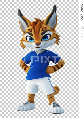 A mascot lynx 128712653