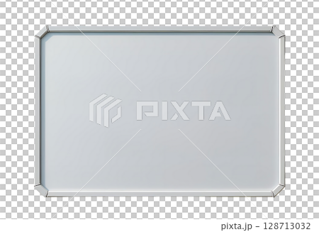 Blank whiteboard on a white background 128713032