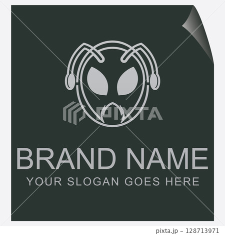 Ant Logo Symbol of Teamwork and Perseverance Ant Logo Symbol of Teamwork and Perseverance 128713971
