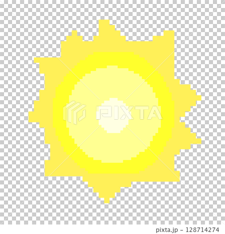 晴れ_ドット絵 128714274