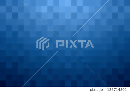 Abstract blue gradient background composed of numerous small squares creating a smooth transition from light to dark tones for a modern, digital aesthetic. Abstract blue gradient background composed of numerous small squares creating a smooth transition from light to dark tones for a modern, digital aesthetic. 128714802