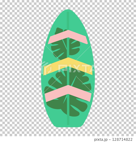 Surfboard illustration 128714822