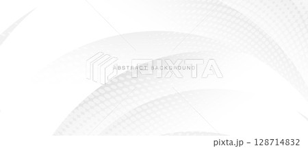 Abstract modern curved lines with a halftone white background. Design for banner, brochure, poster, cover, website, and header Abstract modern curved lines with a halftone white background. Design for banner, brochure, poster, cover, website, and header 128714832