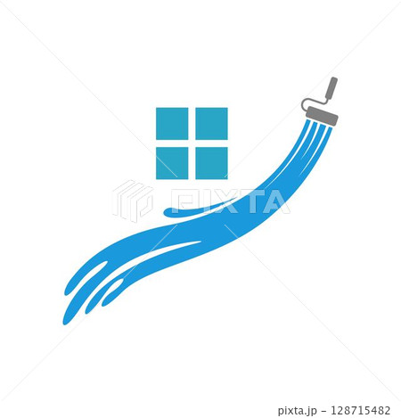 Painting services logo icon 128715482