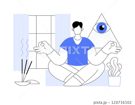 Stress control isolated cartoon vector illustrations. Stress control isolated cartoon vector illustrations. 128716102