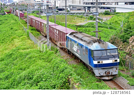 東海道貨物支線　東高島－桜木町　JR貨物　EF210-168（吹田） 128716561