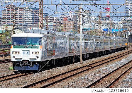 東海道本線　相模貨物　JR東日本　185系　B5編成（大宮）　回送 128716616