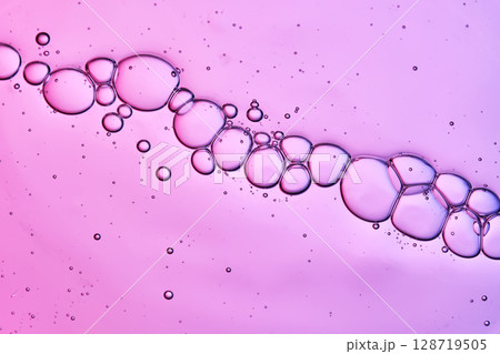 The texture is serums with spicules on a purple lilac background. 128719505