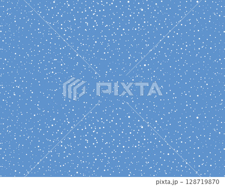 Snow fall. Vector drawing pattern 128719870