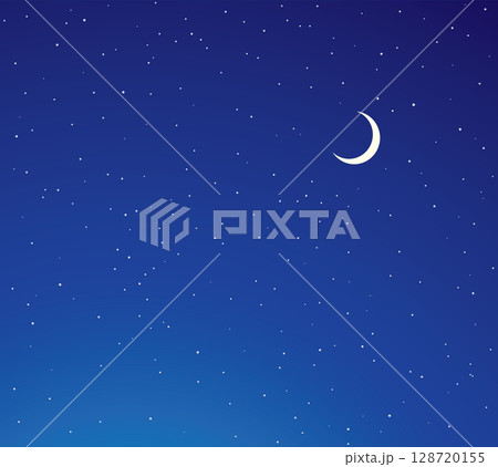 Stars in the night sky. Vector drawing Stars in the night sky. Vector drawing 128720155