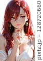 ドレスを着た女性 128720660