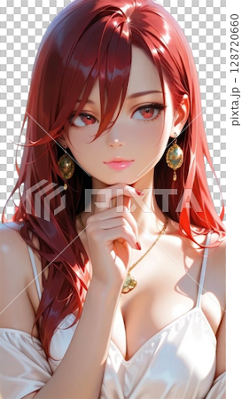 ドレスを着た女性 128720660