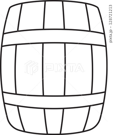 wooden barrel, oktoberfest, simple black and white icon on isolated background wooden barrel, oktoberfest, simple black and white icon on isolated background 128721213