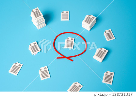 Find the required document. Bureaucracy. Administrative complexity, delays in processing. Bureaucratic hurdles, archive search efforts. Data mismanagement, or missing paperwork stress. 128721317