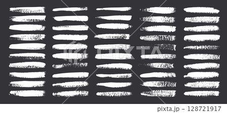 Grunge brush strokes, lines, ink smudges, hand-drawn scribble shapes. Handmade sketchy marks, acrylic stains, charcoal streaks. Paint textures, dry brush effect. Marker underline. Vector illustration Grunge brush strokes, lines, ink smudges, hand-drawn scribble shapes. Handmade sketchy marks, acrylic stains, charcoal streaks. Paint textures, dry brush effect. Marker underline. Vector illustration 128721917
