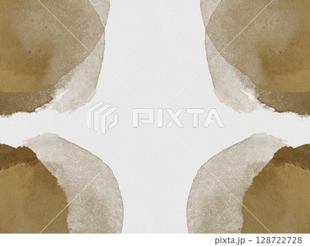 Brown yellow beige neutral camel calm watercolor abstract circles pattern template background paper high-quality texture pastel dull Brown yellow beige neutral camel calm watercolor abstract circles pattern template background paper high-quality texture pastel dull 128722728