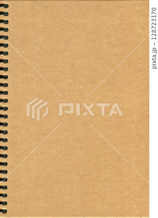 Black spiral brown beige cardboard cover school notebook or office notebook Black spiral brown beige cardboard cover school notebook or office notebook 128723170
