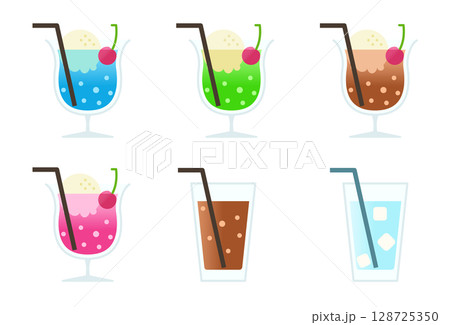 ドリンク系イラスト02 128725350
